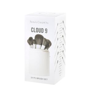 Beauty Creations Cloud 9 Brush Set with White Handles